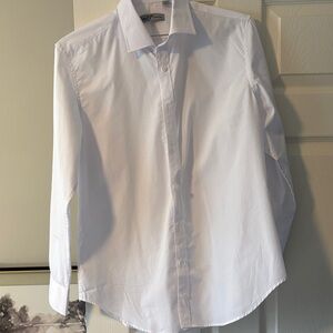 Classic White Men's Shirt